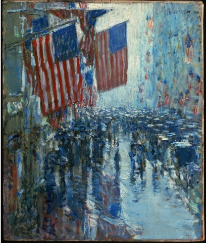 Fifth Avenue in the Rain