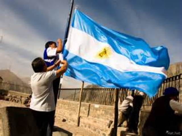 THe Flag of Argentina