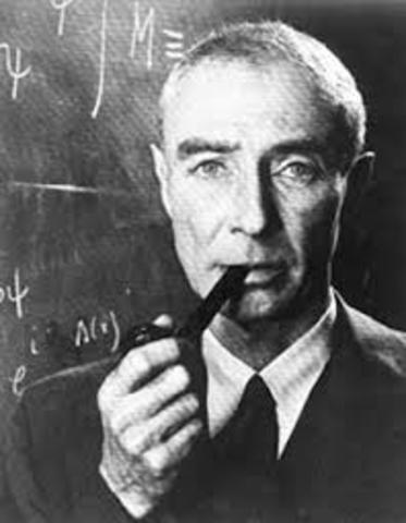 J. Robert Oppenheimer on "Trinity" detonation