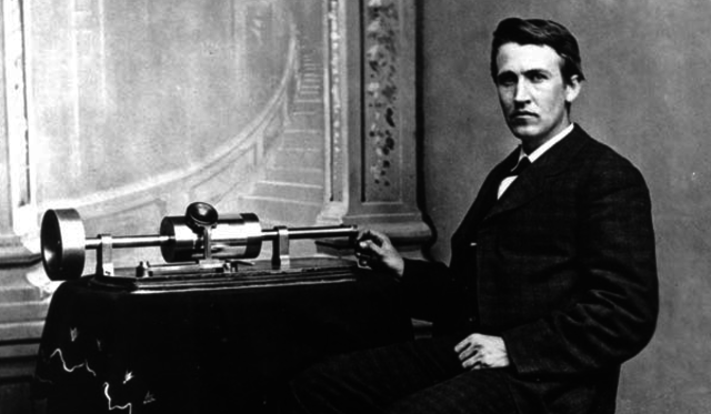 Edison invents the Phonograph