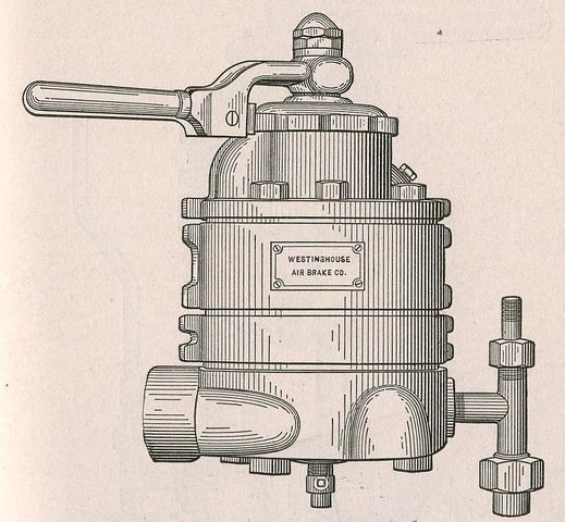 George Westinghouse invents the air brakes
