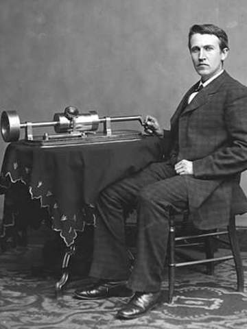 Edison invents the phonograph