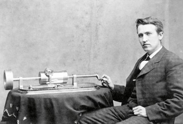 Edison invents phonograph