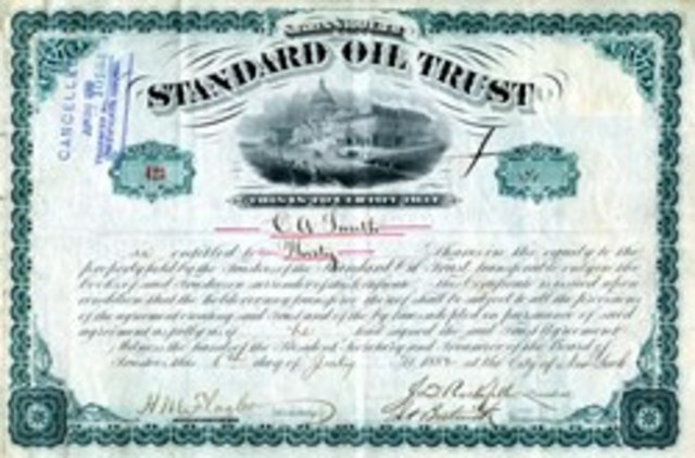 Standard Oil is dissolved