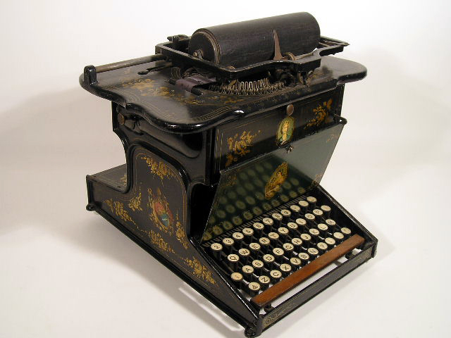 Christopher Sholes invents the typewriter