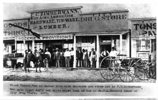 Joseph McCoy established a cattle trading station in Kansas