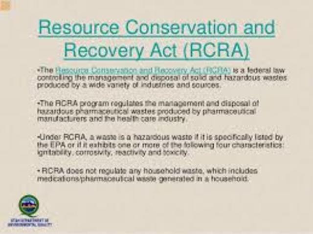 Resource Conservation and Recovery Act