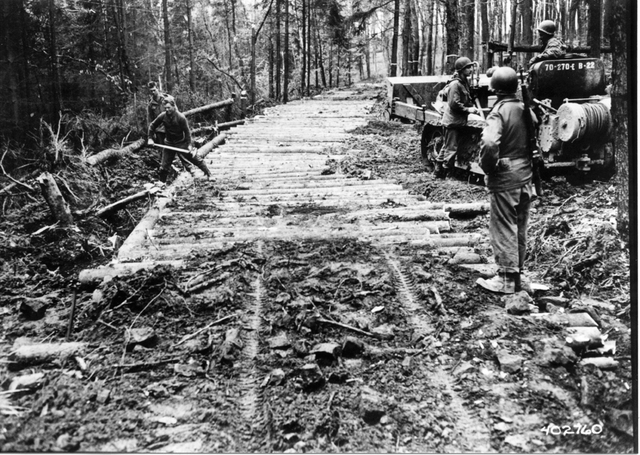 American Armies Blow Up All The Bridges and Railroads Leading In and Out of Wittlich.