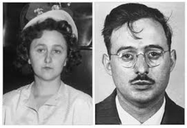 Julius and Ethel Rosenberg sentenced to death