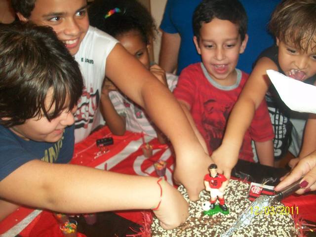 Na festa dos meu amigos