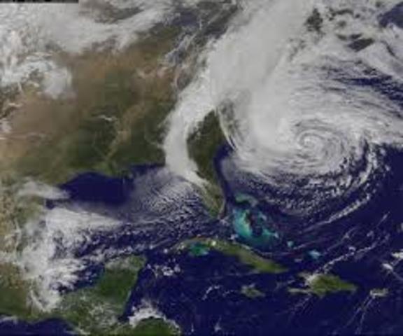 Hurricane Sandy hits US