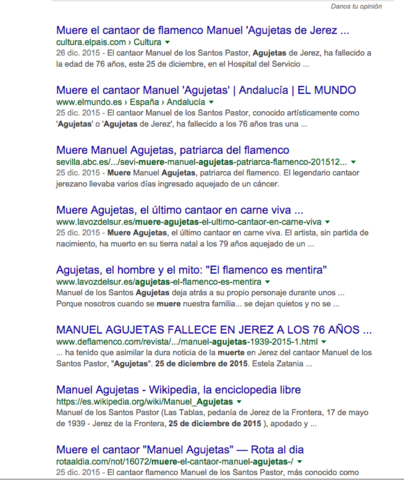 Fallece un mito. Ahora interesa.