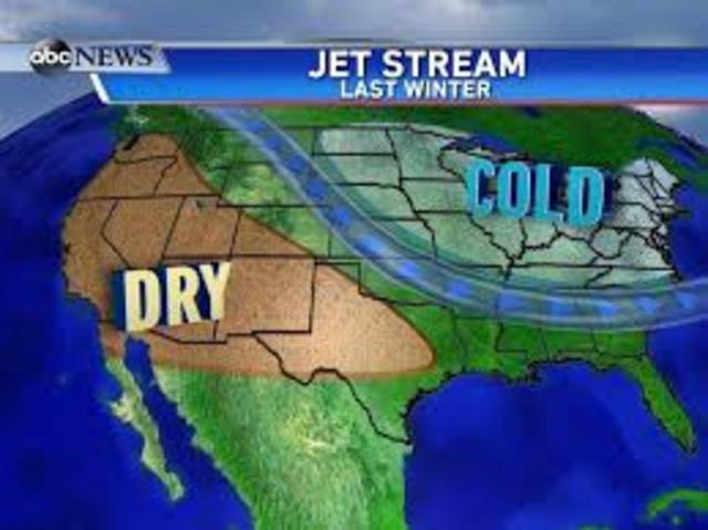 The United States broke warmth records because of El Nino.