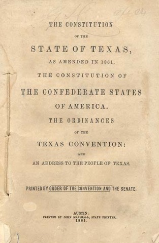 Texas Constitution is Rejected