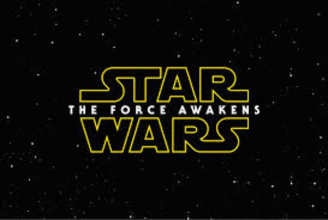 Got to see Star Wars the Force Awakens