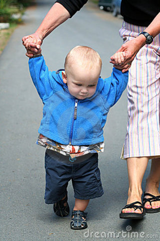 learned to walk