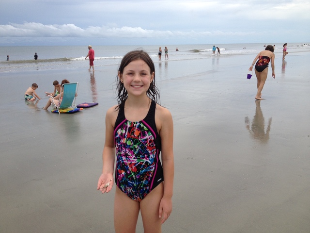 First time I was stung by a jelly fish