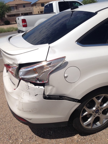 My first car accident