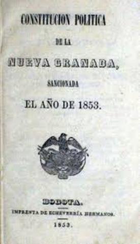 constitución de 1853 en colombia