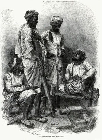 Collect tax from peasant