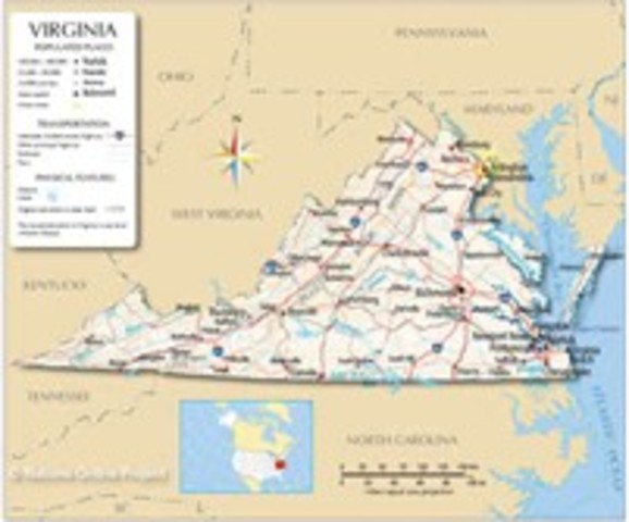 Virginia Secedes from the Union