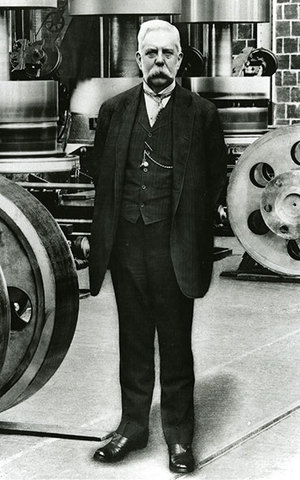 George Westinghouse invents the air brakes