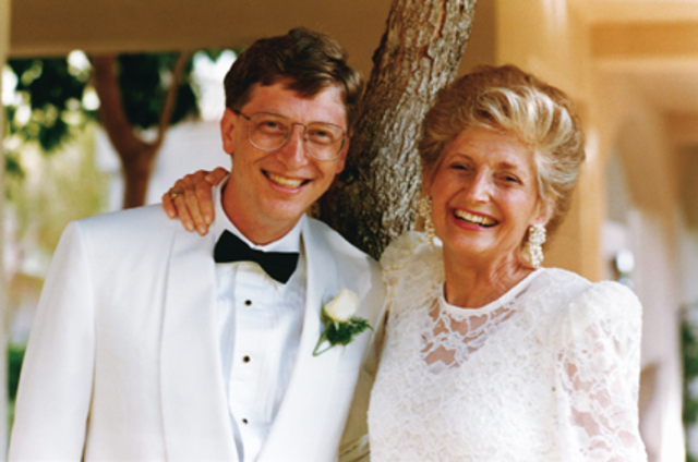 Bill Gates and Melinda French got married.