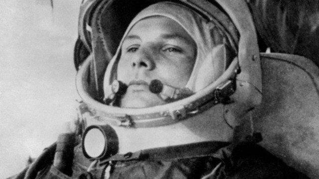 Første menneske i rommet!