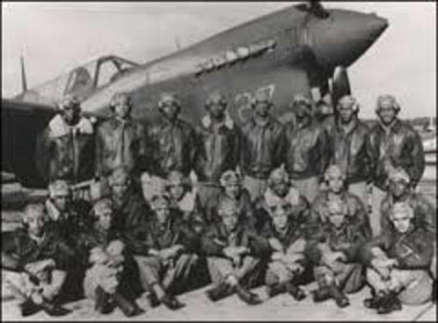 Tuskegee Airmen Escort Bombers