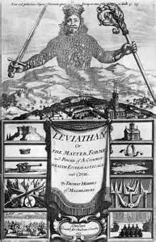 Thomas Hobbes publishes Leviathan (1651).