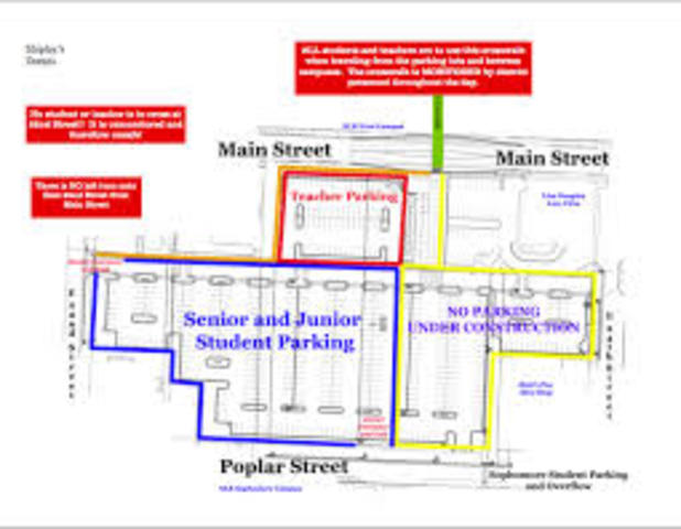 Map of Little Rock Central High School