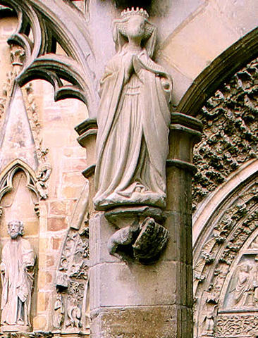 Nacimiento del hijo de Blanca I de Navarra