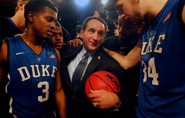 Duke coach gets record-breaking 903rd victory