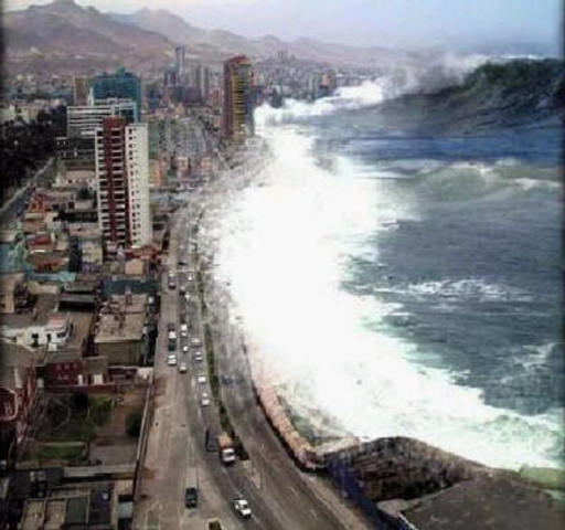Japan was hit by "the" big tsunami