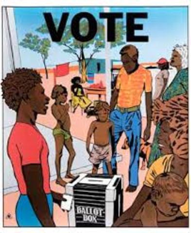 allows Indigenous Australians the right to vote in federal elections only