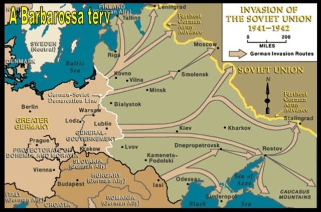 Németország megtámadja a Szovjetuniót