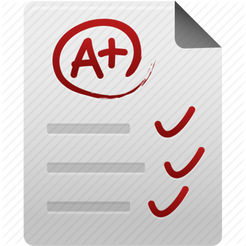 Got an A on a hard test