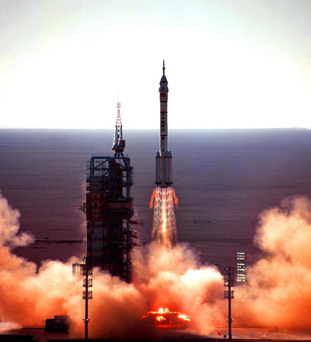 China launches it's first manned space mission