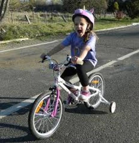 i learned how to ride a bike