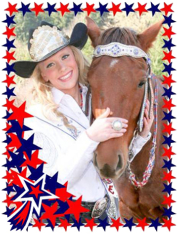Alysa Miller Lewis won the Frolic Rodeo of Philomath