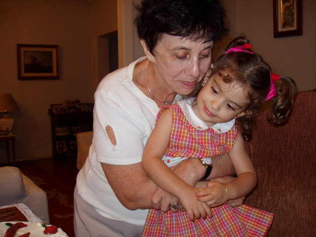 eu e a minha avó jeana com 2 anos