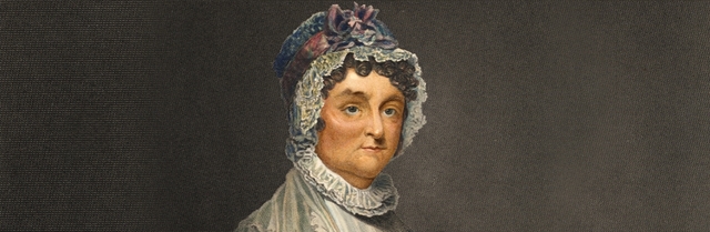 Abigail Adams makes plea to her husband: "Remember the ladies" in the new Constitution.