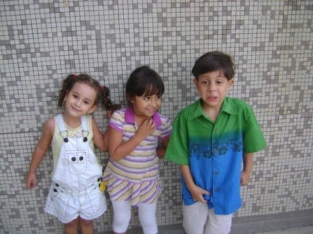 brincando com os amigos