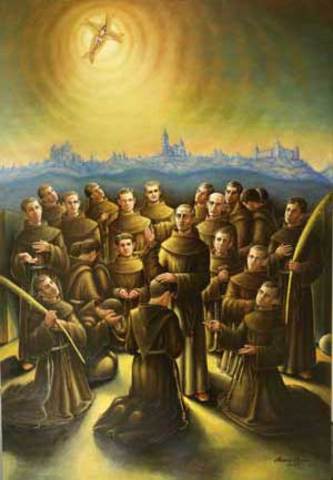 Llegada de los Franciscanos a Pamplona