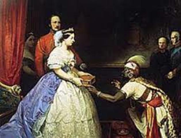 Queen Victoria Crowned Empress of India