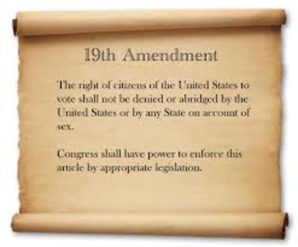 19th amendment