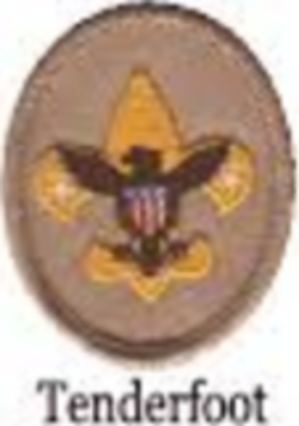 i earned my tender foot rank