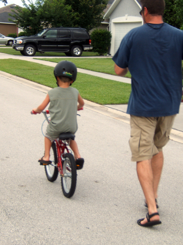Cavin Learns to Ride a Bike