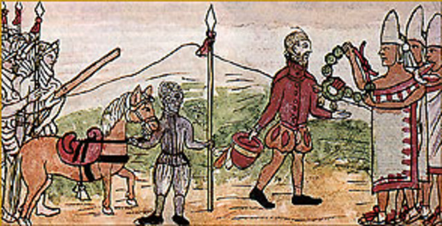 arribamiento en tenochtitlan