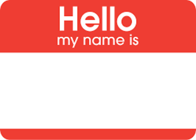 The naming of Names -Start